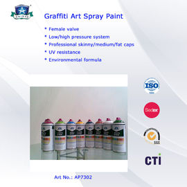 Aerosol Graffiti Art Lacquer Spray Paint 400ml RAL Untuk Indoor Outdoor