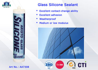 One-part Acetic Glass Spray Sealant Tahan Cuaca untuk Sealing dan Bonding