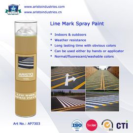 Acrylic Aerosol Line Mark Line / Road Marking Spray Painting 750ml Tahan Cuaca