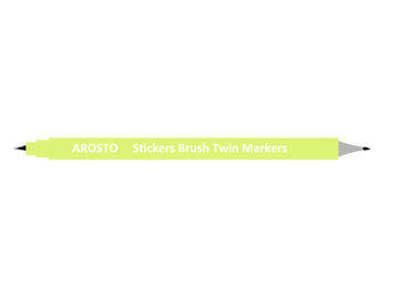 Artist Brush Twin Marker Menandai Pena Kinerja Tinggi untuk Hadiah Promosi