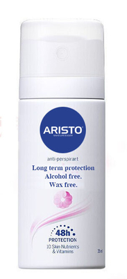 Produk Perawatan Pribadi Aristo Wax Free Alcohol Free Anti Perspirant Spray 150ml OEM