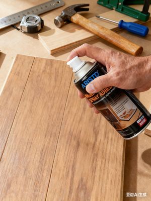 Perekat Semprot Akrilik Permanen Non-Toksik untuk ikatan yang kuat dan tahan lama dalam proyek kerajinan dan DIY